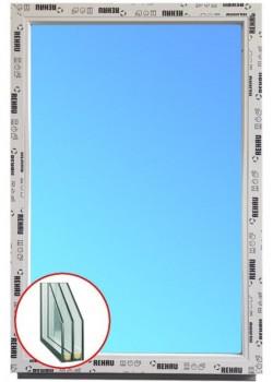 Металлопластиковое окно REHAU EURO 60 глухое 1000 x 1400 мм
