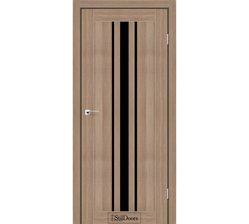 Межкомнатные Двери StilDoors ARIZONA Черное стекло ПВХ плёнка