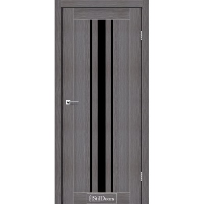 Межкомнатные Межкомнатная дверь в сборе с коробкой и фурнитурой ARIZONA BLK "StilDoors" ПВХ плёнка-0