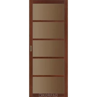 Міжкімнатні Двері BL-02 сатин бронза Korfad ПВХ плівка-9