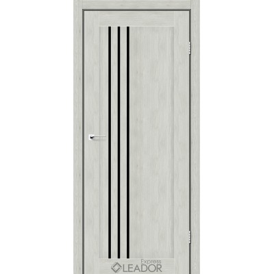 Межкомнатные Межкомнатная дверь в сборе с коробкой и фурнитурой Belluno BLK Leador Express ПВХ плёнка-2