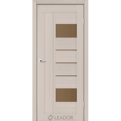 Міжкімнатні Двері Como сатин бронза Leador ПВХ плівка-1