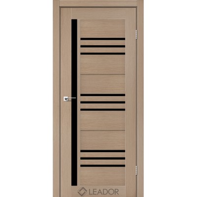 Міжкімнатні Двері Compania BLK дуб мокко Leador ПВХ плівка-0