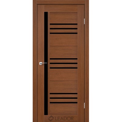 Міжкімнатні Двері Compania BLK браун Leador ПВХ плівка-0