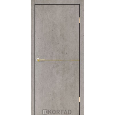Межкомнатные Двери DLP-01 gold Korfad ПВХ плёнка-0