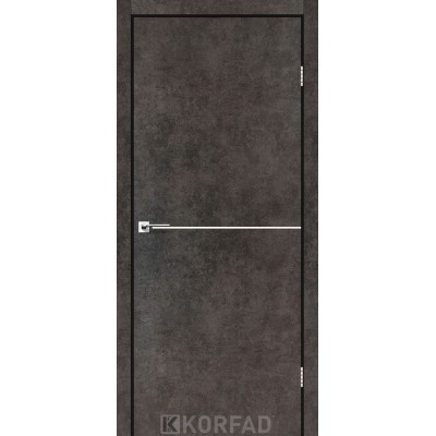 Міжкімнатні Двері DLP-01 nickel Korfad ПВХ плівка-1