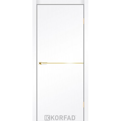 Межкомнатные Двери DLP-01 SUPER Pet gold Korfad ПВХ плёнка-1