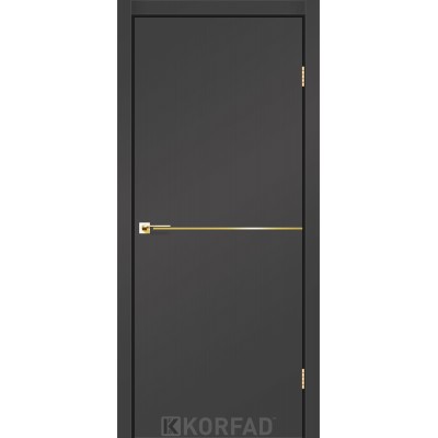 Межкомнатные Двери DLP-01 SUPER Pet gold Korfad ПВХ плёнка-0