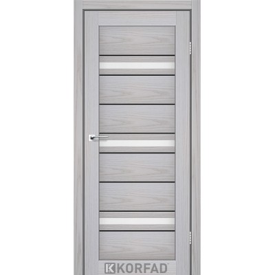 Міжкімнатні Двері FL-02 сатин білий Korfad ПВХ плівка-1