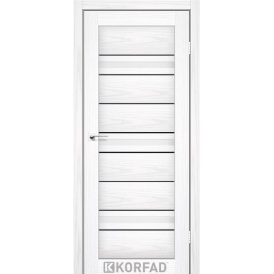 Міжкімнатні Двері FL-02 сатин білий Korfad ПВХ плівка-0