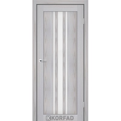 Межкомнатные Двери FL-03 сатин белый Korfad ПВХ плёнка-0