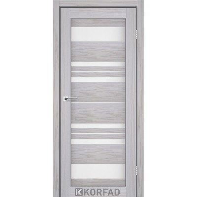 Міжкімнатні Двері FL-04 сатин білий Korfad ПВХ плівка-1