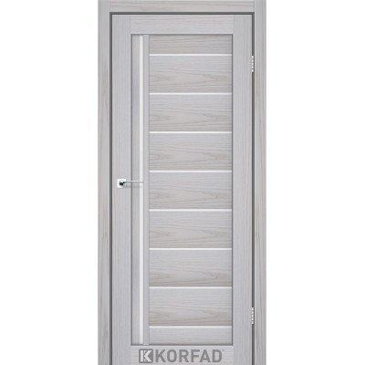 Міжкімнатні Двері FL-06 сатин білий Korfad ПВХ плівка-1