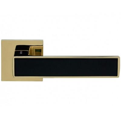 Ручки на розетах Gavroche NIKEL Ni - Z25 GoldPVD/Black-1