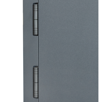Входные Двери B-434 (квадро) Модель 172 Антрацит/Белый матовый гладкий Булат-6