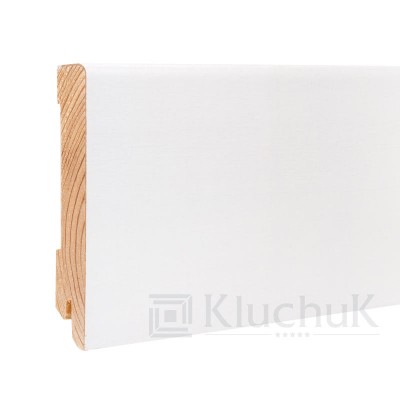Плінтус Білий White plinth 100х19х2200 Модерн KLW-06 Kluchuk-0