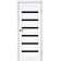 Міжкімнатні Двері LOUISIANA BLK білий матовий MSDoors ПВХ плівка-3-thumb
