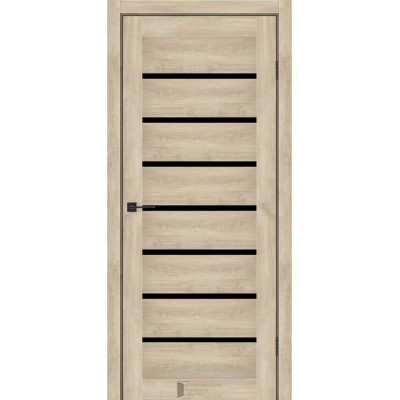 Міжкімнатні Міжкімнатні двері в зборі з коробкою і фурнітурою Lira BLK KFD Ламінатин-9
