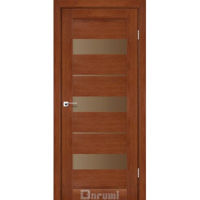 Міжкімнатні Двері Marsel горіх роял сатин бронза Darumi Ламінатин-0