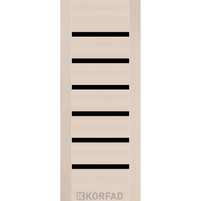Міжкімнатні МДФ накладка на двері NO-01 BLK Korfad ПВХ плівка-0
