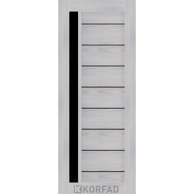 Міжкімнатні МДФ накладка на двері NO-04 BLK Korfad ПВХ плівка-4