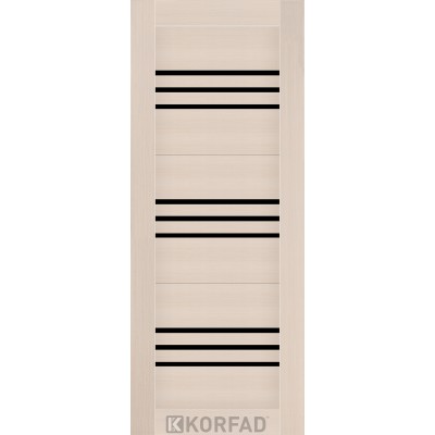 Міжкімнатні МДФ накладка на двері NO-06 BLK Korfad ПВХ плівка-9