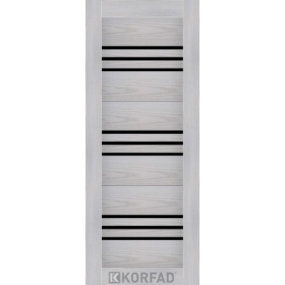 Межкомнатные МДФ накладка на двери NO-06 BLK Korfad ПВХ плёнка-0