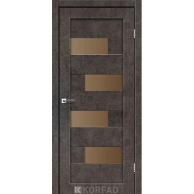 Міжкімнатні Двері PM-10 сатин бронза Korfad ПВХ плівка-3