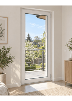 Металлопластиковые балконные двери WDS 76MD поворотно-откидное 900 x 2200 мм