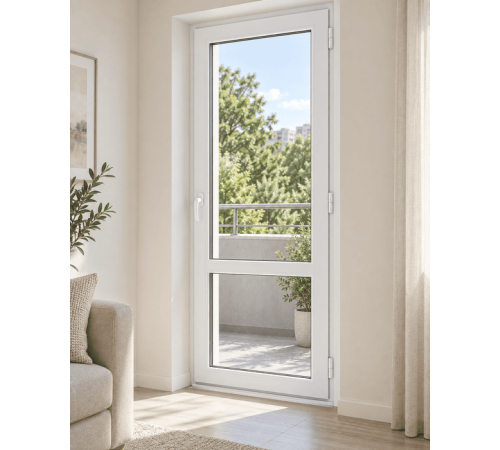 Металлопластиковые балконные двери VEKA Proline поворотно-откидное 900 x 2000 мм