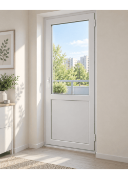 Металлопластиковые балконные двери Steko IDEAL2000 поворотно-откидное 900 x 2100 мм