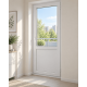 Металлопластиковые балконные двери VEKA Softline 82 поворотно-откидное 900 x 2200 мм