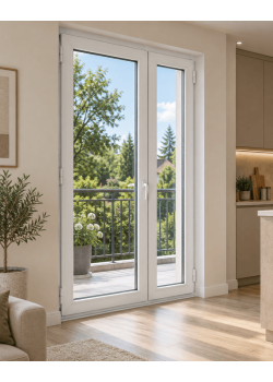 Металлопластиковые балконные двери VEKA Proline поворотно-откидное 1300 x 2000 мм