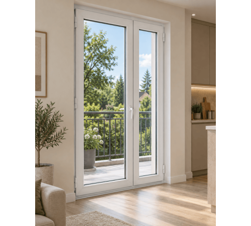 Металлопластиковые балконные двери VEKA Proline поворотно-откидное 1300 x 2000 мм