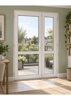 Металлопластиковые балконные двери VEKA Proline поворотно-откидное 1300 x 2200 мм