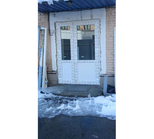 Металлопластиковые двери VEKA Softline 76 двустворчатые 1300 x 1900 мм