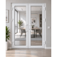 Металлопластиковые двери VEKA Softline 70 двустворчатые 1200 x 2000 мм