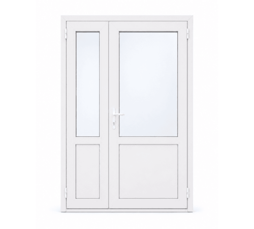 Металлопластиковые двери для технических помещений VEKA Softline 76 поворотные 1200 x 1900 мм