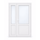 Металлопластиковые двери для технических помещений VEKA Softline 76 поворотные 1200 x 1900 мм