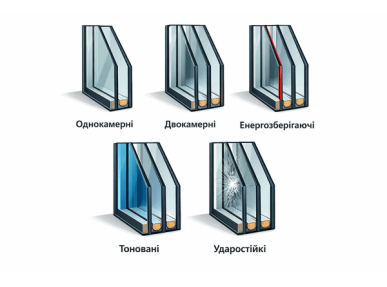 Види склопакетів для вікон і дверей: як обрати потрібний