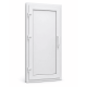 Металлопластиковые двери для технических помещений VEKA Softline 76 поворотные 800 x 2000 мм