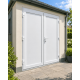 Металлопластиковые двери для технических помещений VEKA Softline 76 поворотные 1800 x 2000 мм