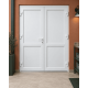 Металлопластиковые двери для технических помещений VEKA Softline 70 поворотные 1300 x 2000 мм