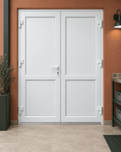 Металопластикові двері для технічних приміщень VEKA Softline 70 поворотні 1300 x 2000 мм