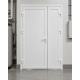 Металлопластиковые двери для технических помещений VEKA Softline 70 поворотные 1300 x 1900 мм