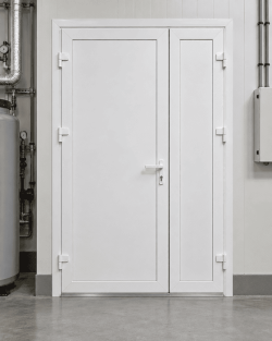 Металопластикові двері для технічних приміщень VEKA Softline 76 поворотні 1200 x 1900 мм