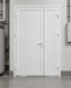 Металопластикові двері для технічних приміщень VEKA Softline 76 поворотні 1200 x 1900 мм