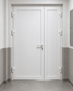 Металопластикові двері для технічних приміщень VEKA Softline 76 поворотні 1250 x 1900 мм