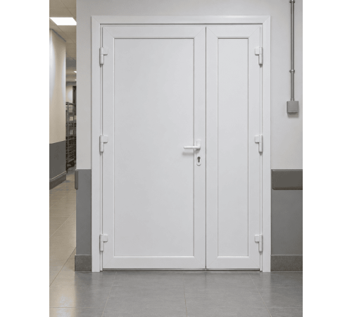 Металлопластиковые двери для технических помещений VEKA Softline 70 поворотные 1200 x 1900 мм