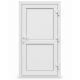 Металлопластиковые двери для технических помещений VEKA Softline 76 поворотные 800 x 2000 мм